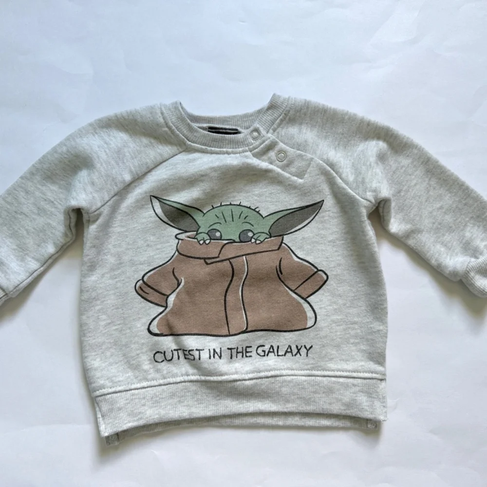 Baby Boy Grogu Matching Set Star Wars Two Piece Size 12M